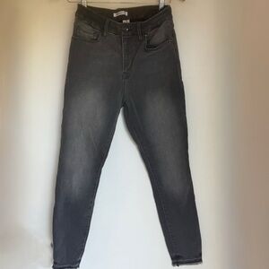 Good American Charcoal Skinny Jeans